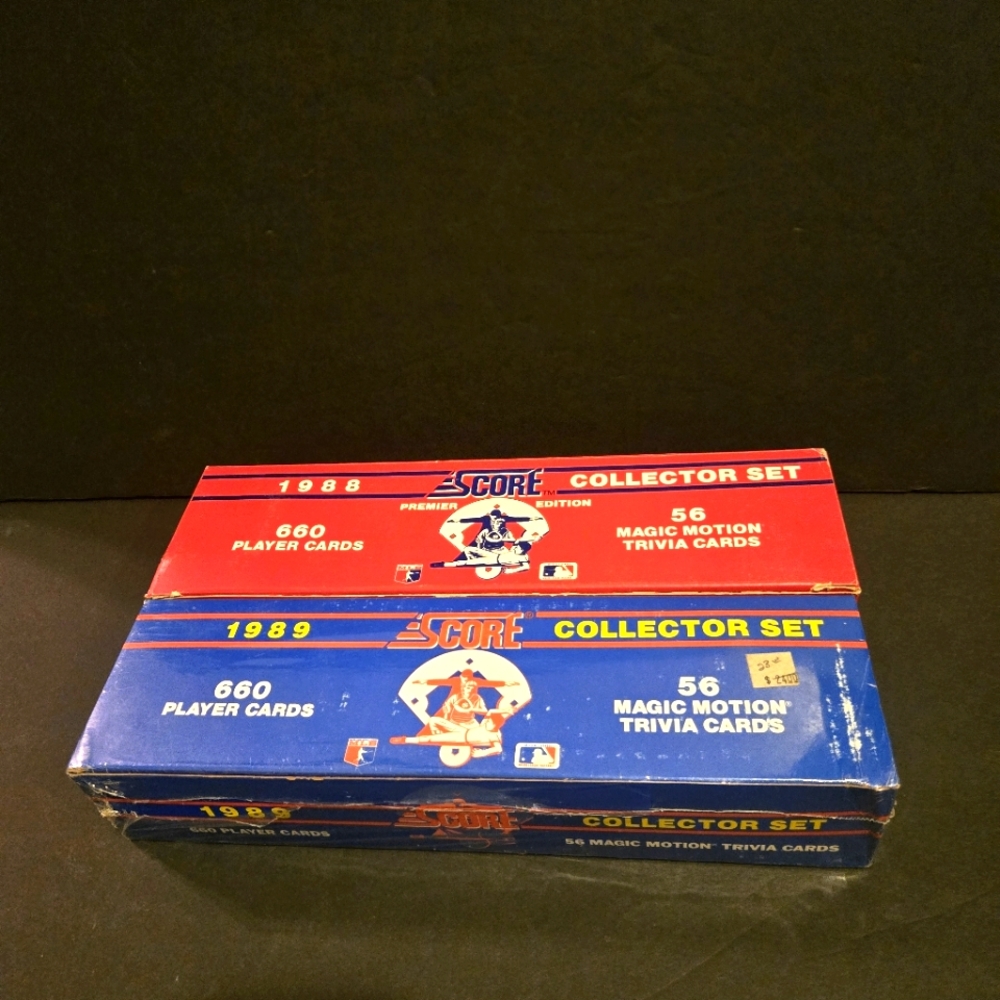1988 1989 SCORE COLLECTOR SET PREMIER SERIES 56 MAGIC MOTION CARDS IN BOX 88 NEW